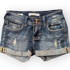 Vigoss Studio NWOT 24 The New York Short Distressed Denim Jean shorts